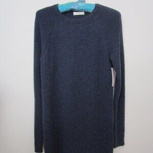 CASHMERE Sweater Dress Willy Heather Denim Blue Cuddly